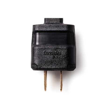 Easylife Tech Straight Blade Plug, 15 A, 125V, 2 Pole, Non-Grounded 0-1001-N